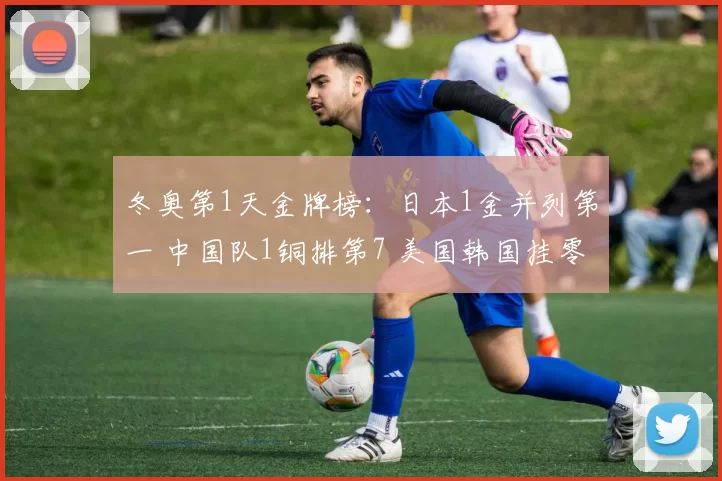 冬奥第1天金牌榜：日本1金并列第一 中国队1铜排第7 美国韩国挂零